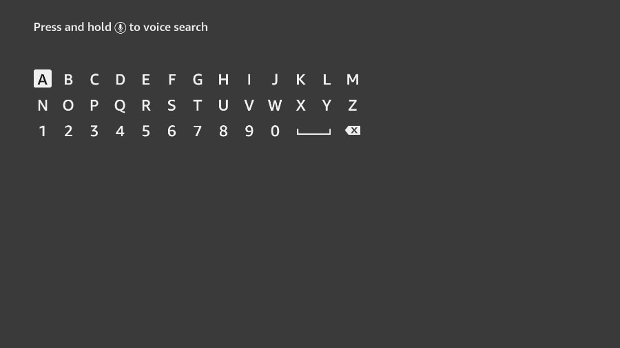 virtual keyboard menu
