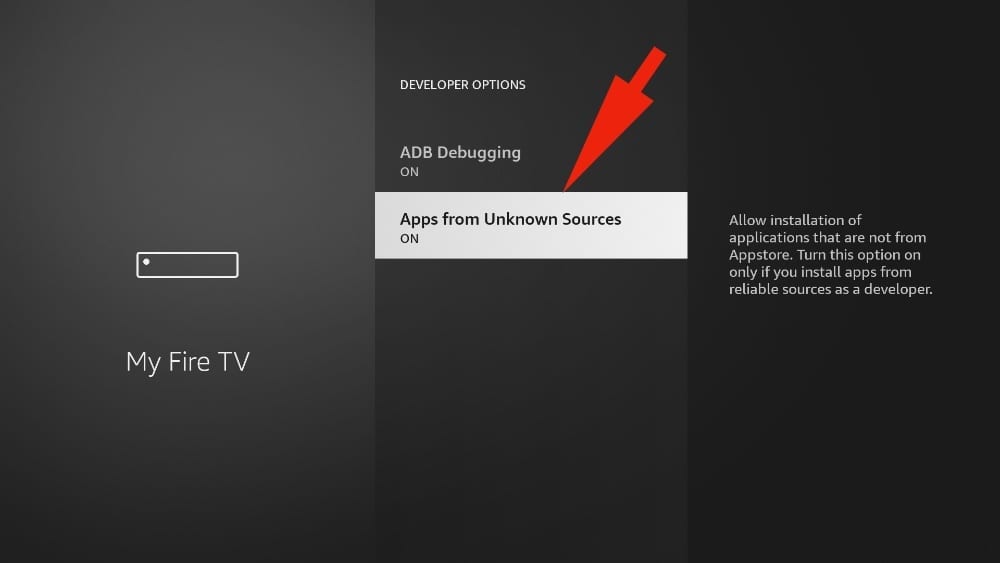 select install apps from unknown sources 1